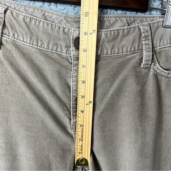 Eddie Bauer Corduroy Women's Curvy Bootcut Pants 12 Khaki Tan Stretch - Picture 9 of 11